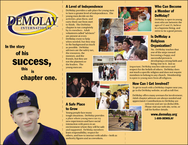 DeMolay Success Brochure